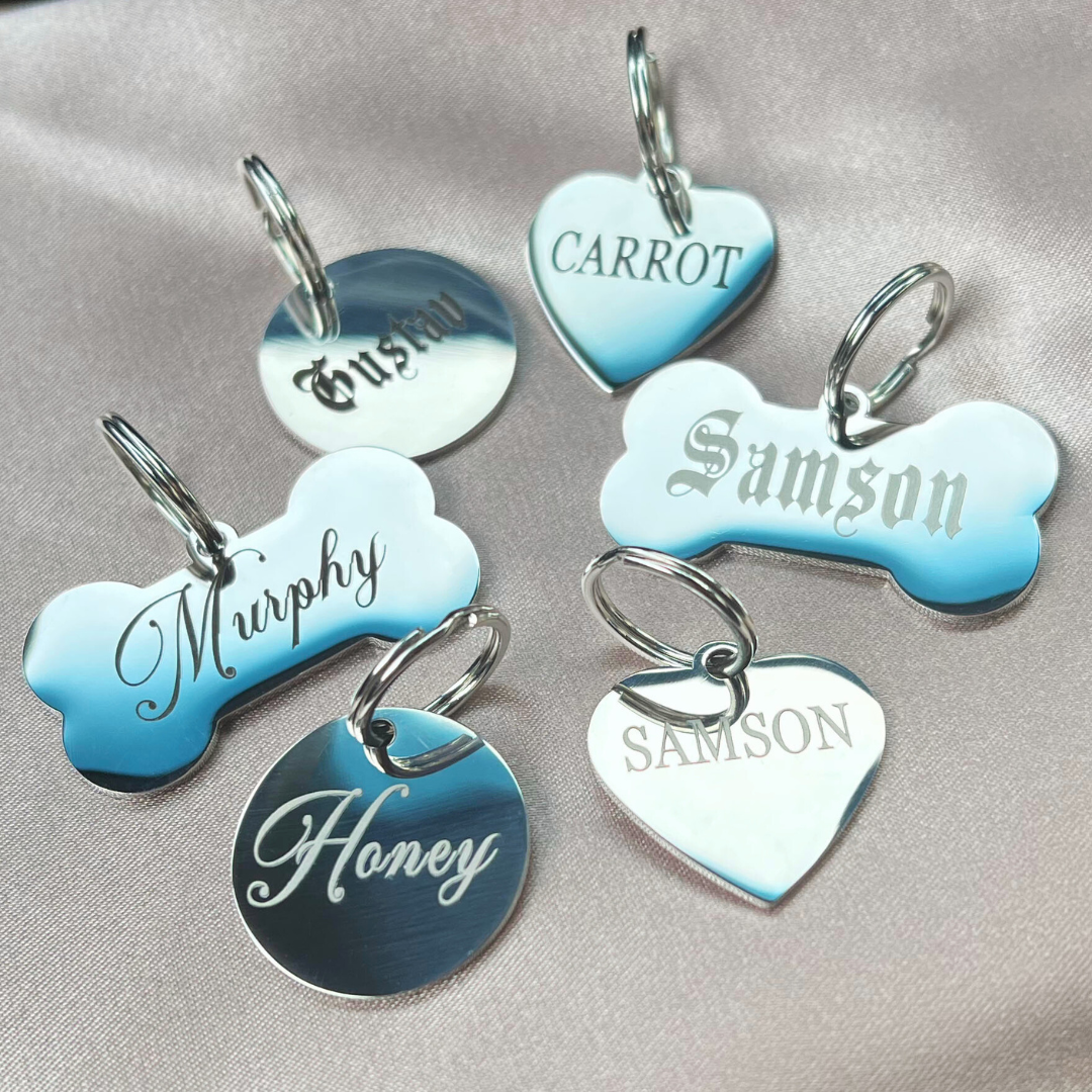 Custom Engraved Stainless Steel Pet Tag