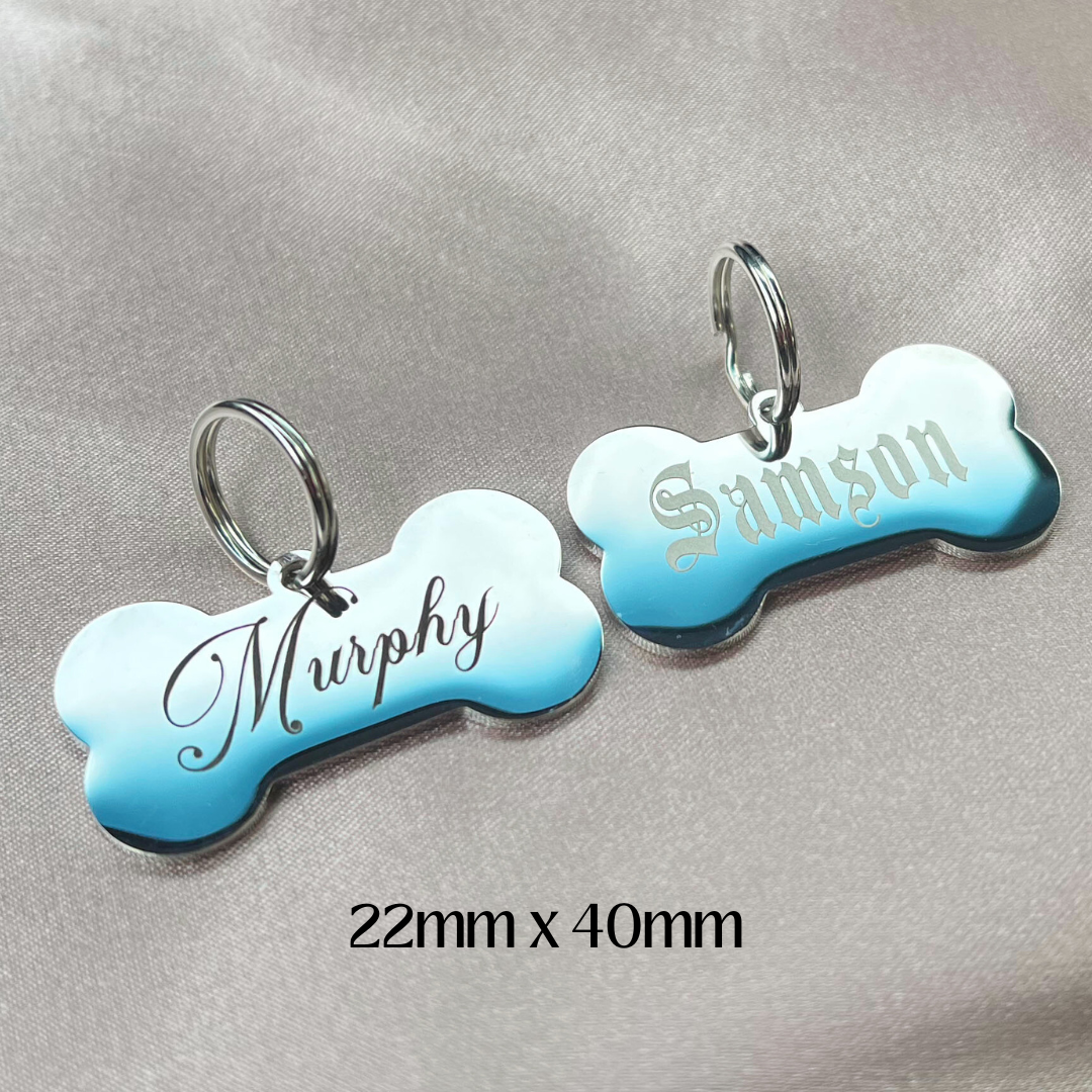 Custom Engraved Stainless Steel Pet Tag