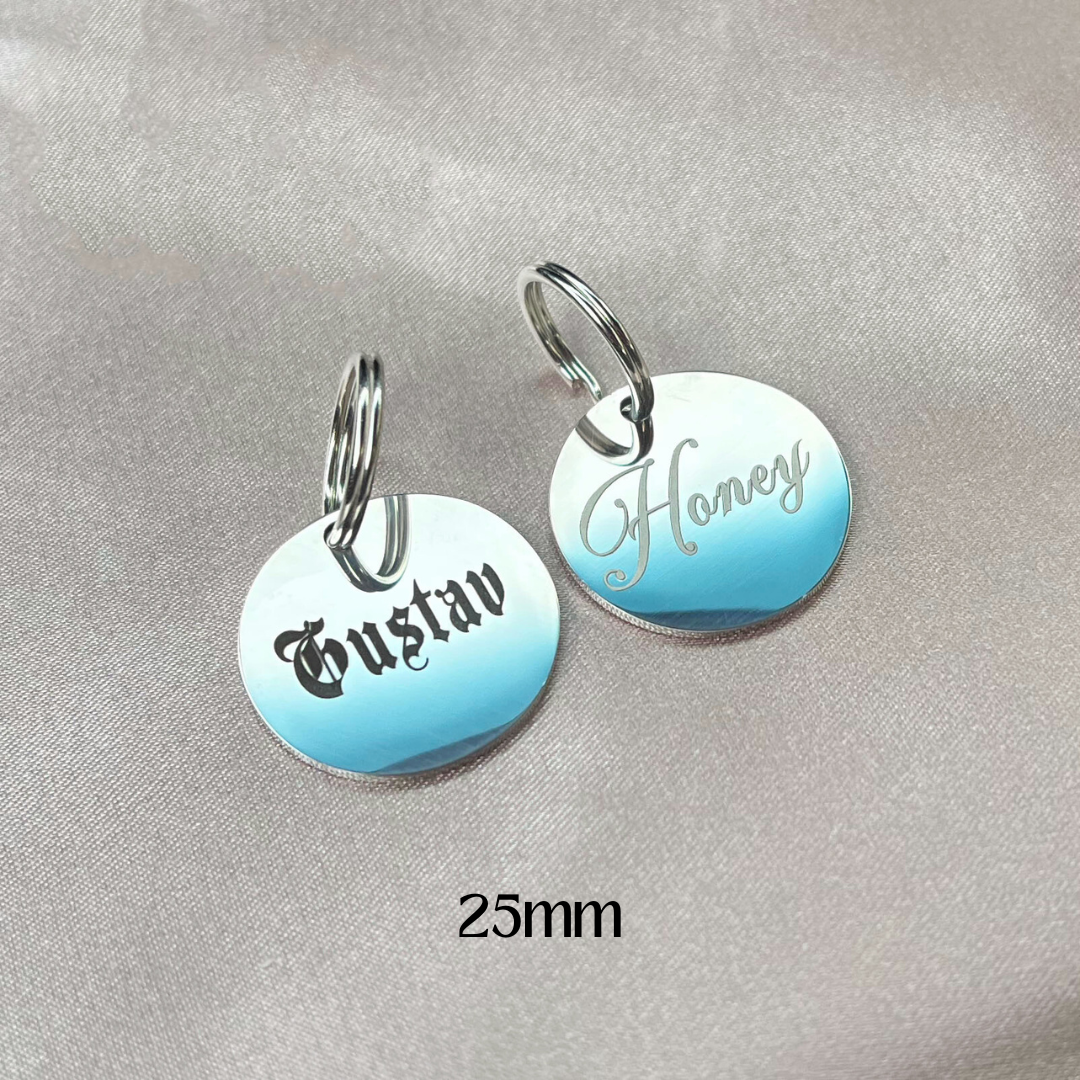Custom Engraved Stainless Steel Pet Tag