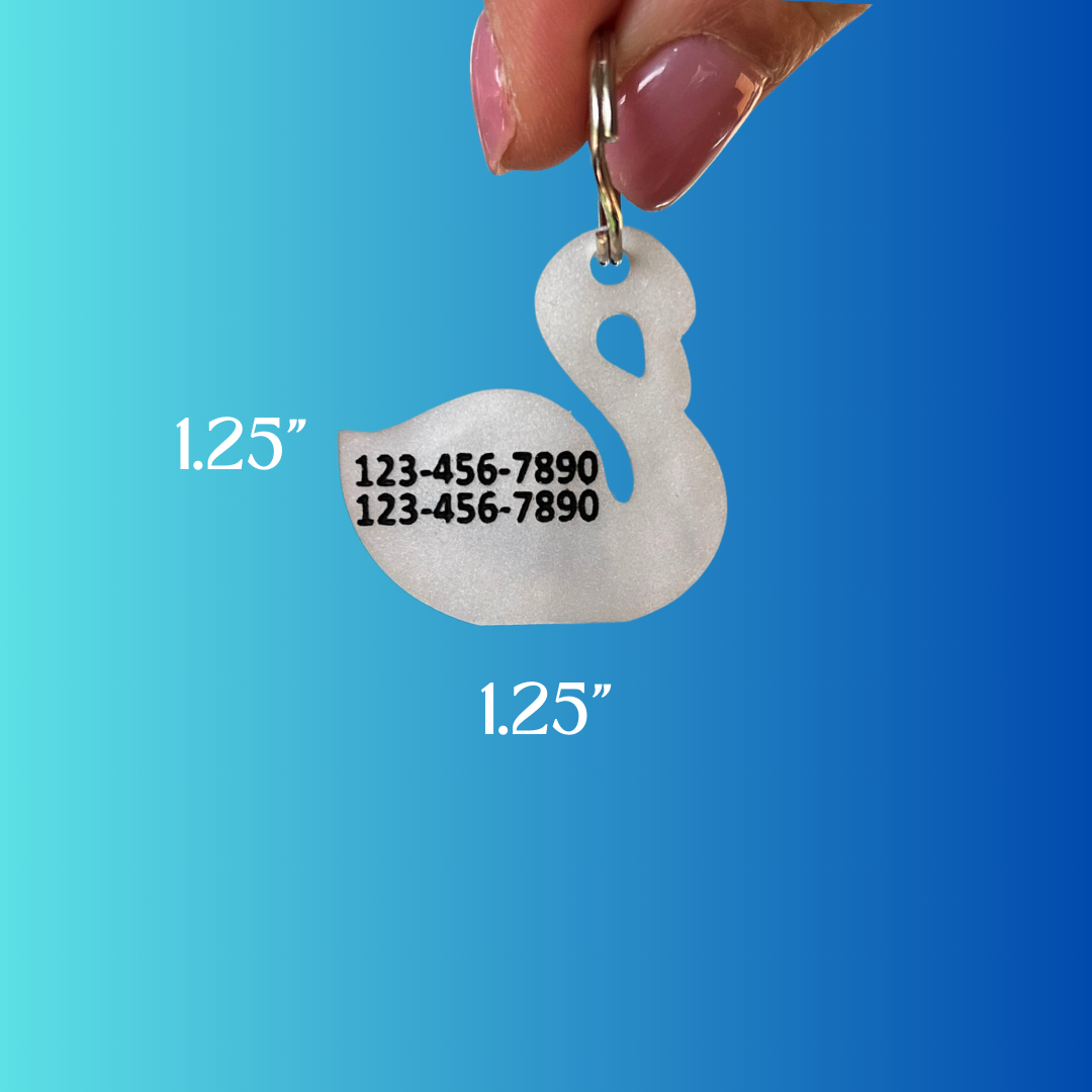 Swan Pet Tag