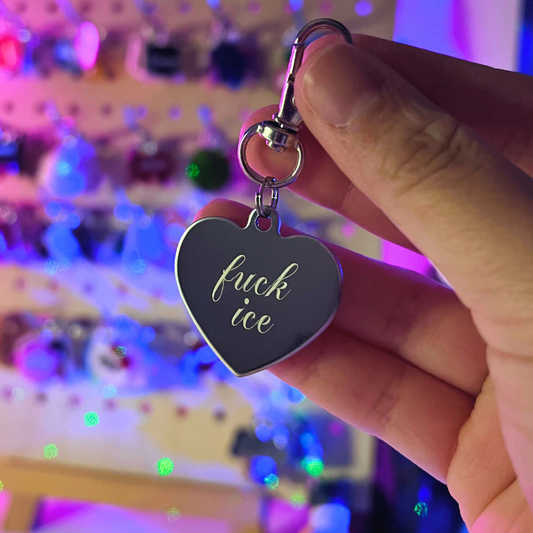 F Ice Keychain